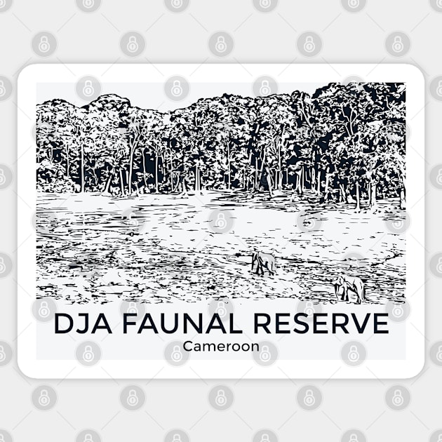 Dja Faunal Reserve - Cameroon Sticker by Lakeric